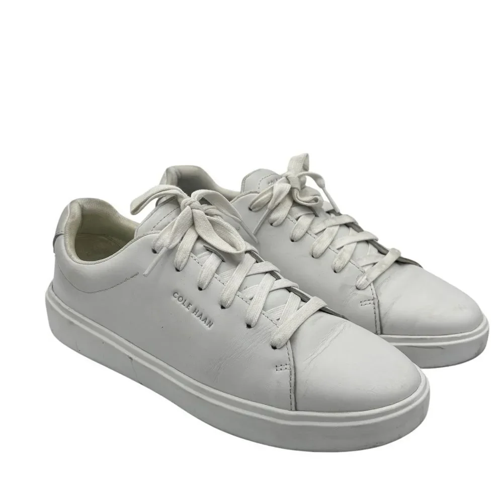 Cole Haan GrandPro Crosscourt Traveler White Sneakers 8.5
